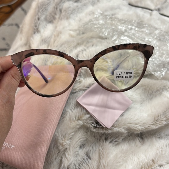 Summer & Rose Ella Blue Blocker Glasses tortoise shell cat eye - Picture 9 of 9